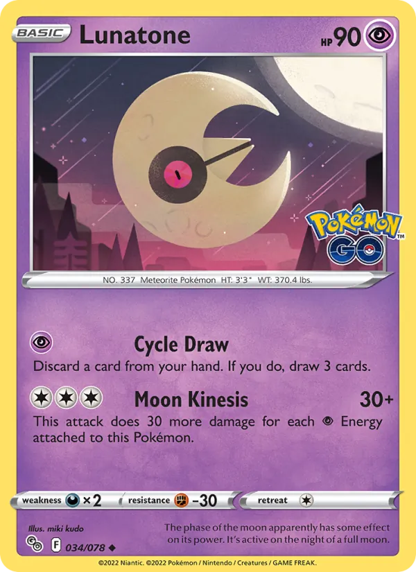 Lunatone full card art