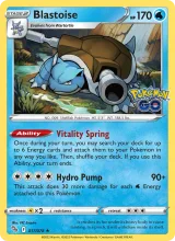Blastoise · Pokémon GO Pokémon card