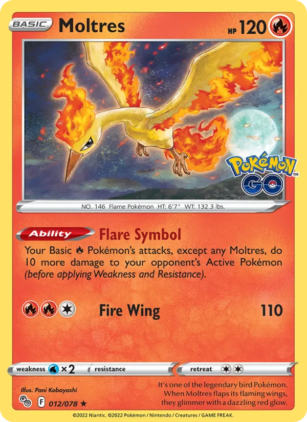 Moltres full card art