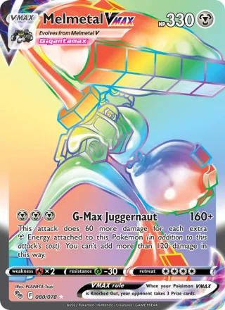 Melmetal VMAX #080 · Pokémon GO Pokémon card