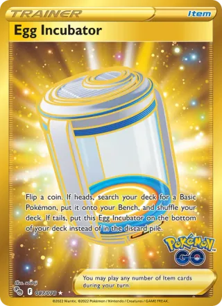 Egg Incubator #087 · Pokémon GO Pokémon card