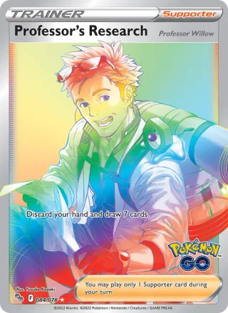 Professor's Research #084 · Pokémon GO Pokémon card