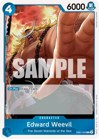 Edward Weevil #EB01-023 · Extra Booster: Memorial Collection One Piece card