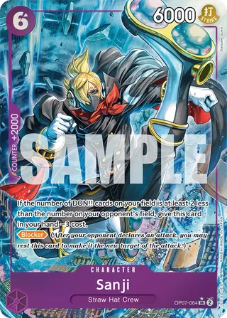 Sanji (Parallel) #OP07-064-parallel · 500 Years in the Future One Piece card