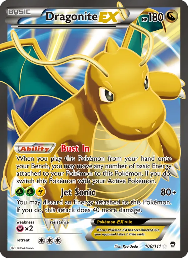 Dragonite EX full card art