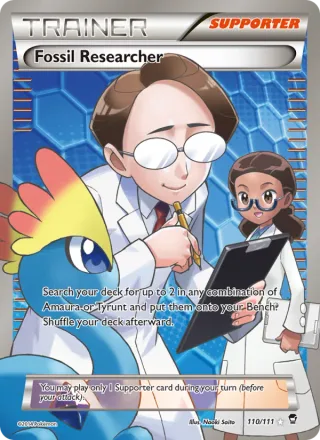 Fossil Researcher #110 · Furious Fists Pokémon card