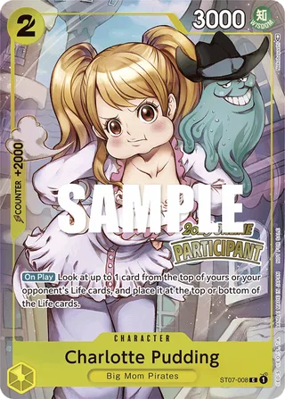 Charlotte Pudding (Offline Regional 2023) [Finalist] #ST07-008-offline-regional-2023-finalist · One Piece Promotion Cards One Piece card