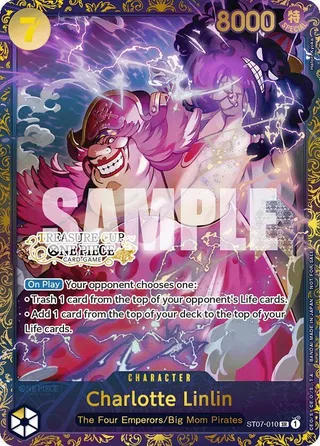 Charlotte Linlin (Treasure Cup) #ST07-010-treasure-cup · One Piece Promotion Cards One Piece card