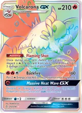 Volcarona GX · Cosmic Eclipse Pokémon card
