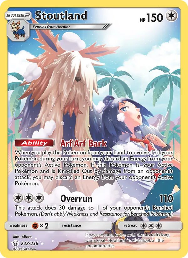 Stoutland full card art
