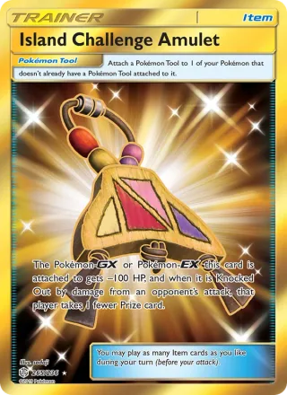 Island Challenge Amulet #265 · Cosmic Eclipse Pokémon card