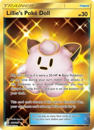 Lillie’s Poké Doll #267 · Cosmic Eclipse Pokémon card