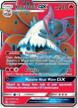 Volcarona GX · Cosmic Eclipse Pokémon card