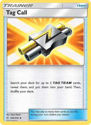 Tag Call #206 · Cosmic Eclipse Pokémon card