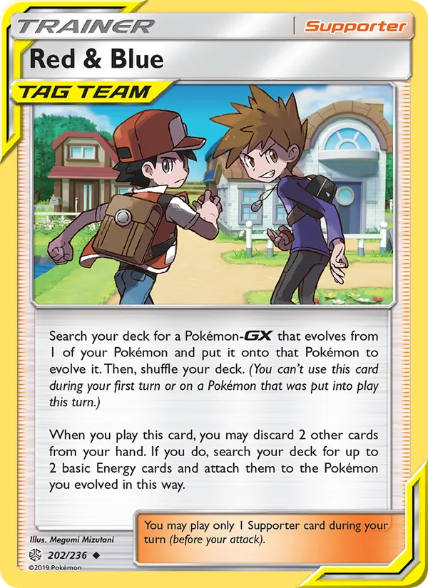 Red & Blue full card art