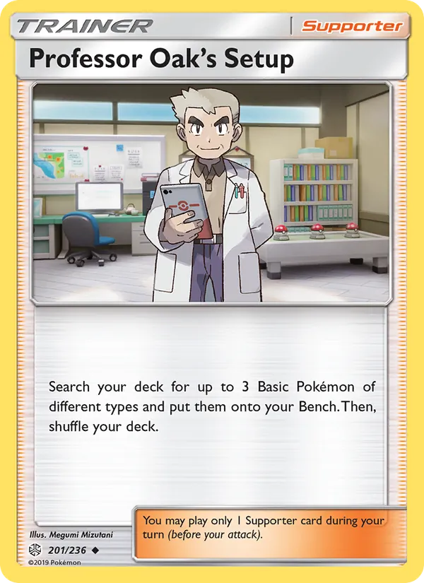 Professor Oak’s Setup full card art