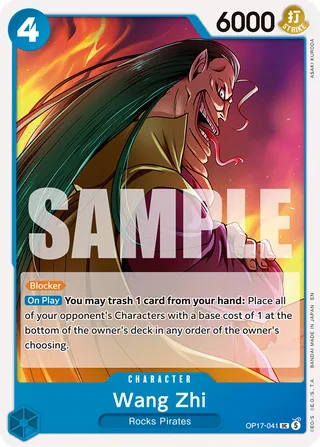 Wang Zhi #OP17-041 · The World's Strongest Warriors One Piece card
