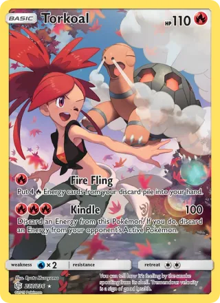Torkoal #237 · Cosmic Eclipse Pokémon card