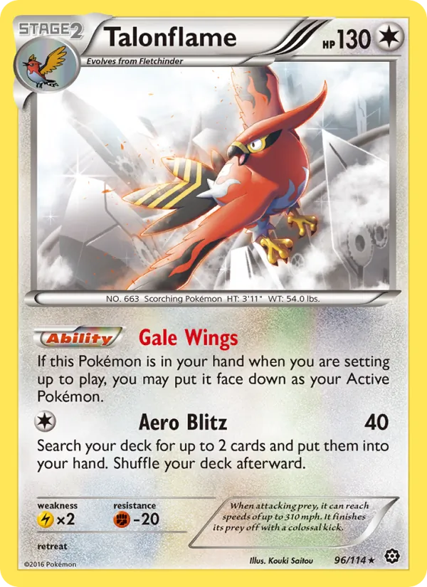 Talonflame full card art