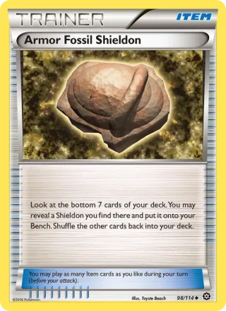 Armor Fossil Shieldon card
