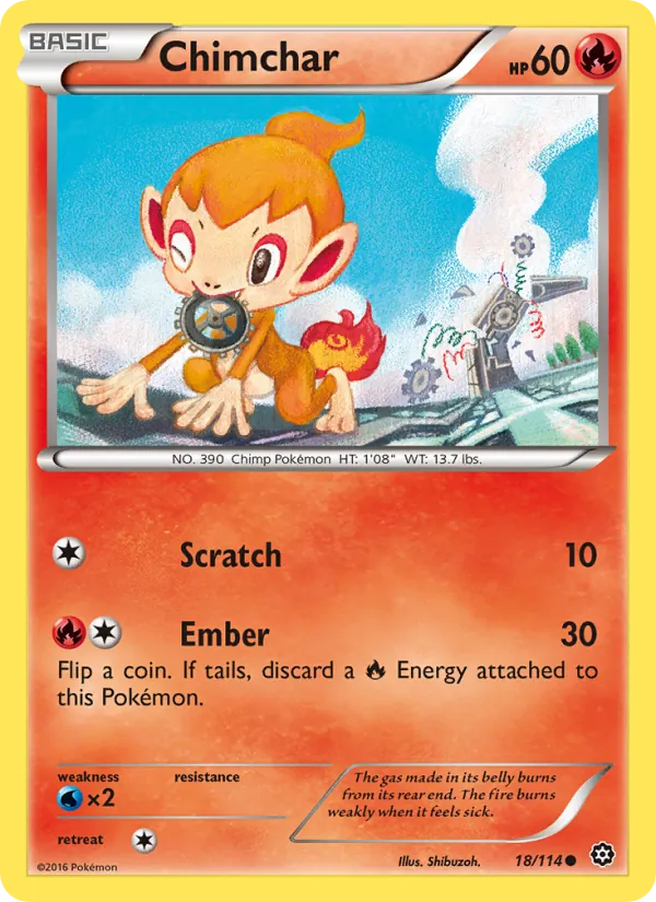Chimchar full card art