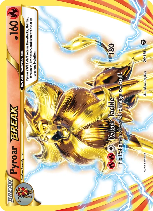 Pyroar BREAK full card art