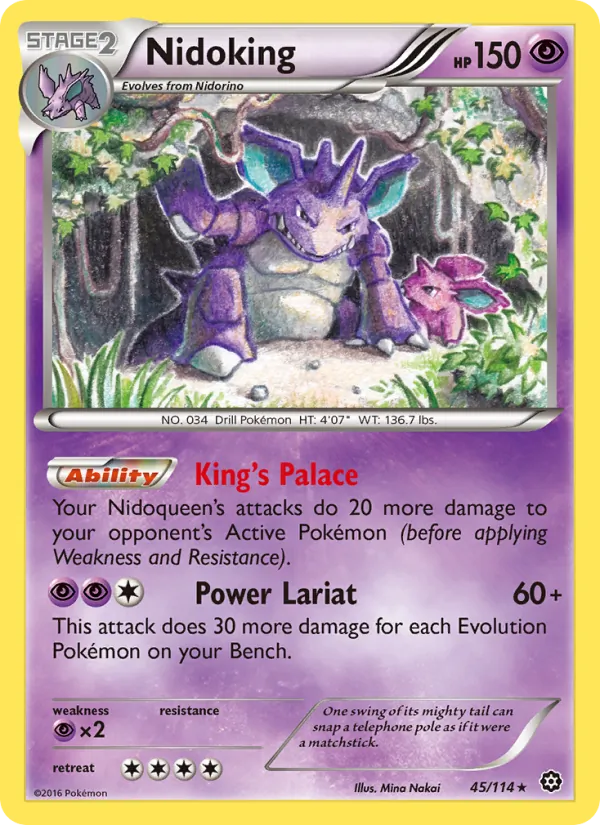 Nidoking full card art