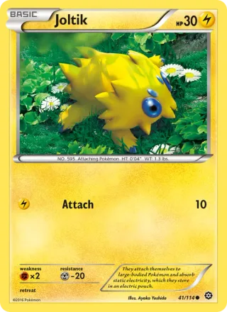 Joltik #41 · Steam Siege Pokémon card