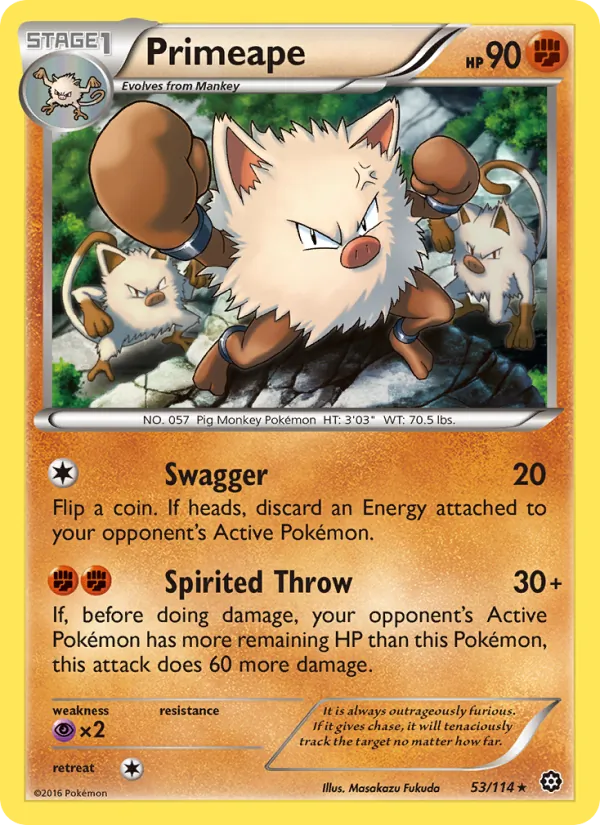Primeape full card art