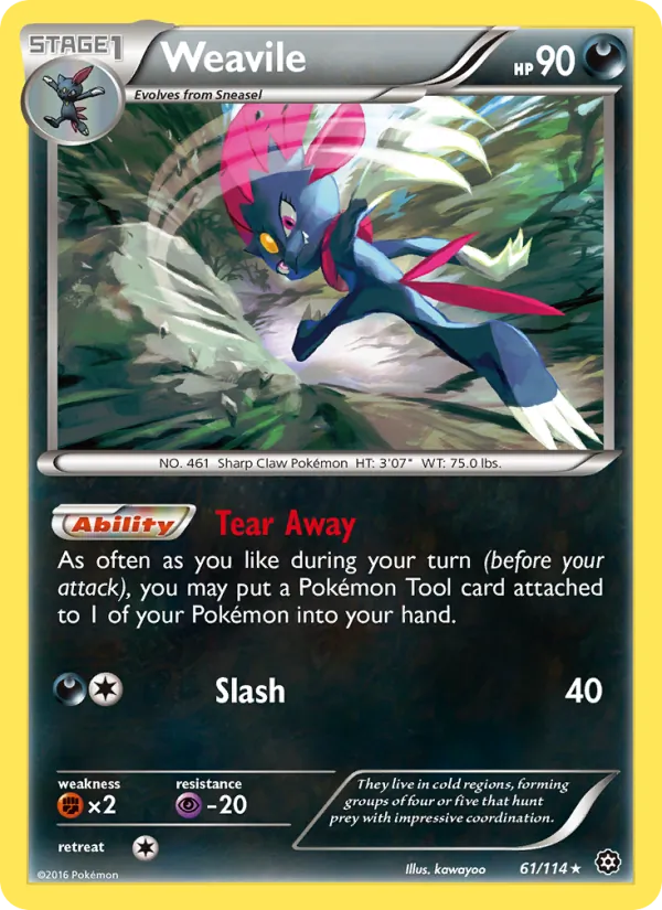 Weavile full card art