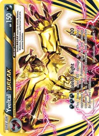 Yveltal BREAK #66 · Steam Siege Pokémon card