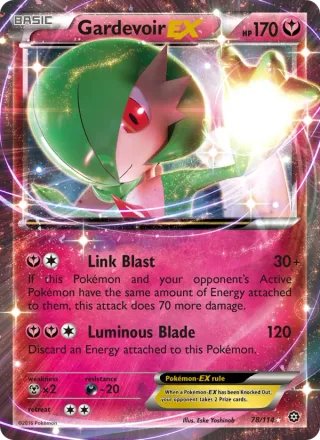 Gardevoir EX #78 · Steam Siege Pokémon card