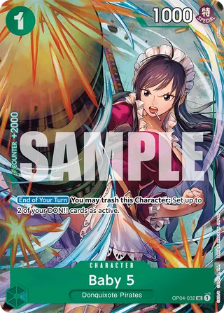 Baby 5 (Reprint) #OP04-032-reprint · Premium Booster -The Best- One Piece card