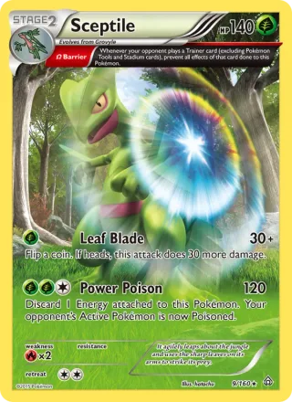 Sceptile #9 · Primal Clash Pokémon card
