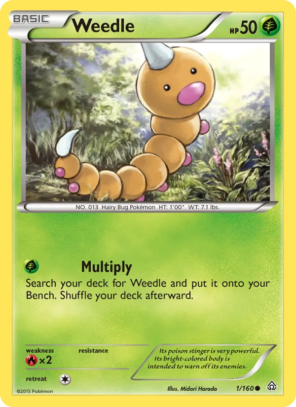 Weedle full card art