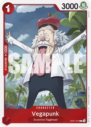 Vegapunk #ST21-013 · ST-21: Starter Deck 21 EX Gear 5 One Piece card