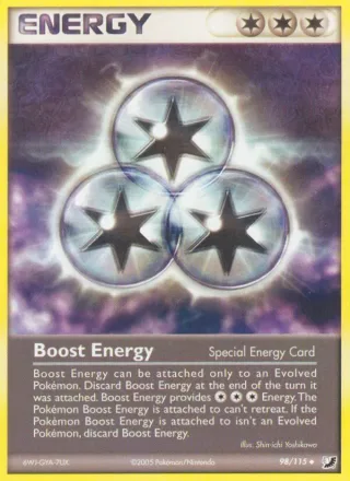 Boost Energy #98 · Unseen Forces Pokémon card