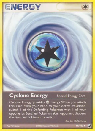 Cyclone Energy #99 · Unseen Forces Pokémon card