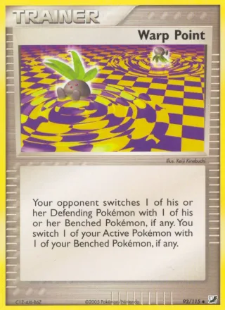 Warp Point #93 · Unseen Forces Pokémon card