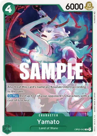 Yamato #OP02-042 · Paramount War One Piece card