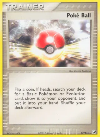 Poké Ball #87 · Unseen Forces Pokémon card