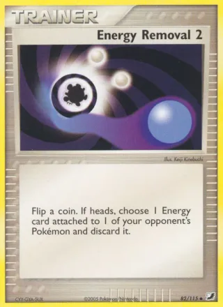 Energy Removal 2 #82 · Unseen Forces Pokémon card