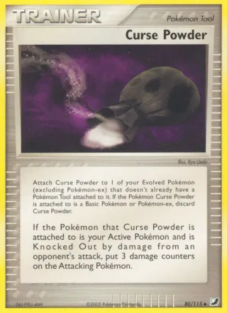 Curse Powder #80 · Unseen Forces Pokémon card