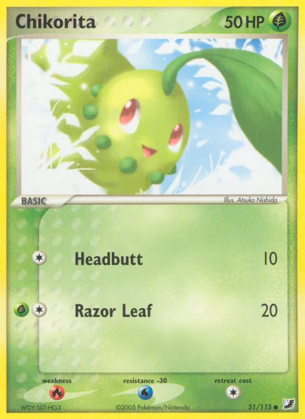 Chikorita full card art