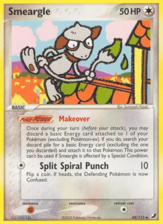 Smeargle #48 · Unseen Forces Pokémon card