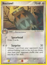 Noctowl · Unseen Forces Pokémon card