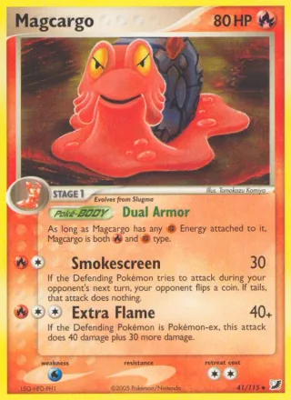 Magcargo #41 · Unseen Forces Pokémon card