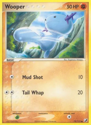 Wooper #79 · Unseen Forces Pokémon card