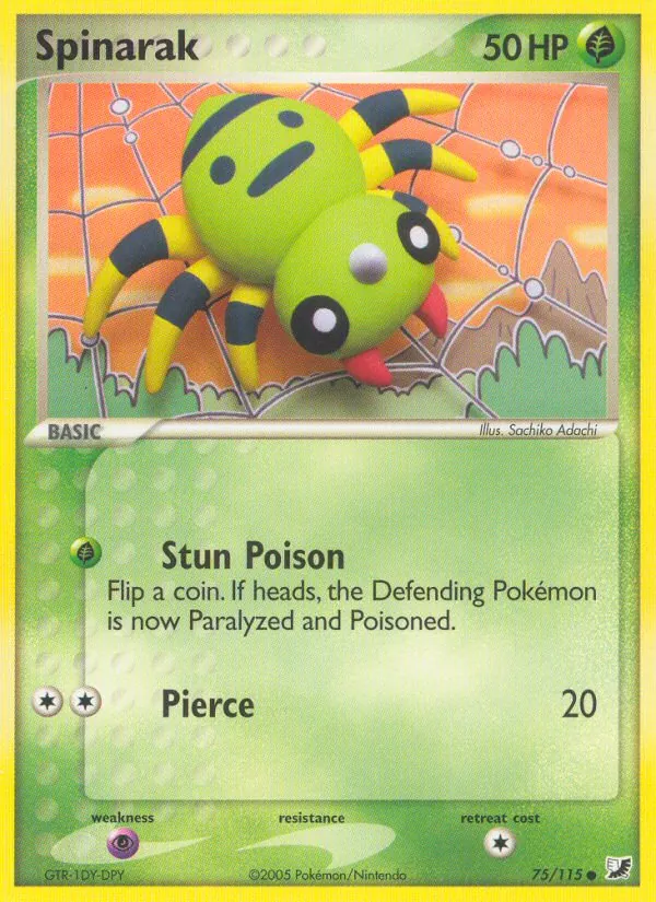 Spinarak full card art