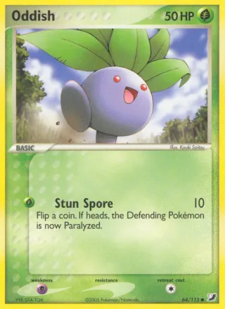 Oddish #64 · Unseen Forces Pokémon card